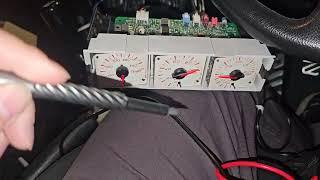 Ralliart/Defi Triple DIN gauge how to: Sensor Settings, Opening Ceremony, Meter Zeroing