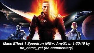 Mass Effect 1 Speedrun Any% NG+ World Record in 1:30:10