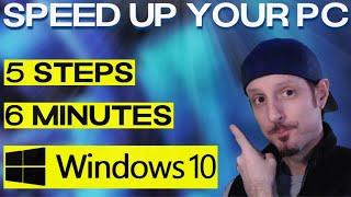 Fix Your Slow Computer - 5 Easy Steps - Windows 10 (2023)