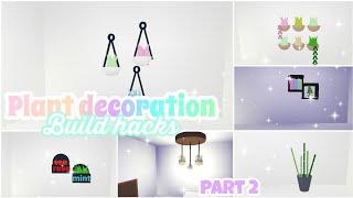 12 NEW decorative plant hacks part 2 & bonus botanical patio speed build~Ayxxla