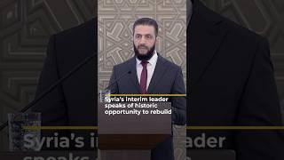 Syria’s interim president launches national dialogue on political transition