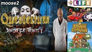Questerium / The Game of Life / Animal Crossing - brutalmoose stream archive