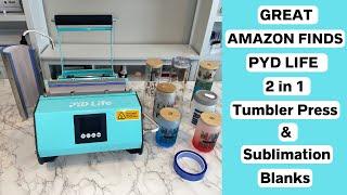 AWESOME 2 in 1 Tumbler Press from PYD LIFE | Full Review !  Amazon Finds for your Businness