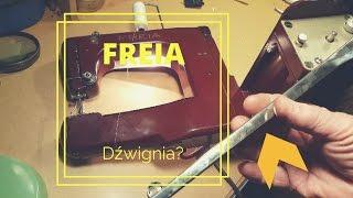 Do czego służy dźwignia w maszynie do szycia Freia