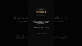 ОНИ ПОСЛЕДОВАЛИ ЗА ТЕМ , ЧТО ЧИТАЛИ ДЬЯВОЛЫ В ЦАРСТВЕ СУЛЕЙМАНА (СОЛОМОНА)