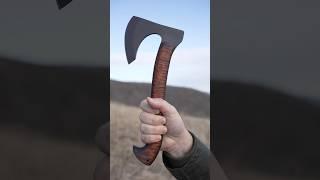 CBX 003 | Compact Bearded Axe with 80CrV2 steel, made by our friends at Primitive Woodsman.