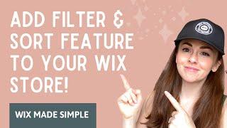 Wix Stores Filter & Sort Feature