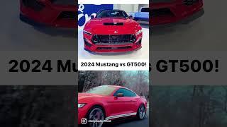 2024 Mustang vs Shelby GT500!