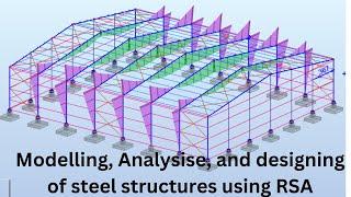 Modelling,Analyzing and Designing of Steel structures by Eurocode in Robot structural analysis part2