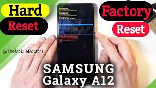 Samsung Galaxy A12 SM-A125F Factory Reset | Hard Reset | Pattern Unlock