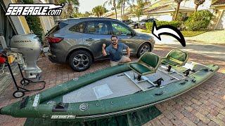 Fitting a 16ft Fishing Boat in my 2023 Ford Escape - Satisfying boat washing