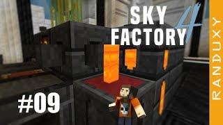 SkyFactory 4 - Ep.09 - A trick to get Lava into a Smeltery to make NetherRack!