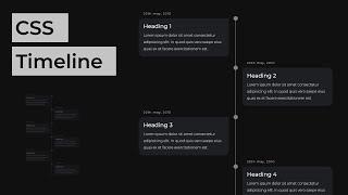 How To Create a Vertical Timeline Using HTML & CSS