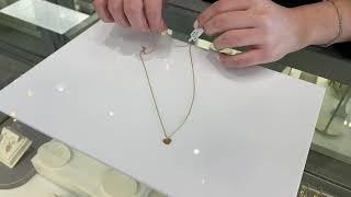 MassoyanJewelers.com - 14K Yellow Gold Plain Heart Necklace (Massoyan Jewelers)