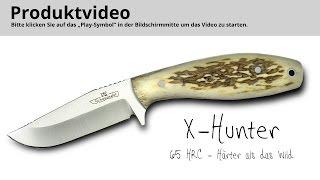 X-Hunter im Härtetest & Schärfen der 64-65 HRC harten Klinge