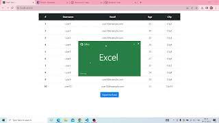 How to Export Html Table data into Excel sheet in React JS | Convert table data into excel sheet