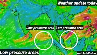 Low pressure area chances on Bay of Bengal|Today's temperature update #indiaweather