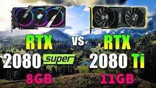 RTX 2080 SUPER 8GB vs RTX 2080 Ti 11GB