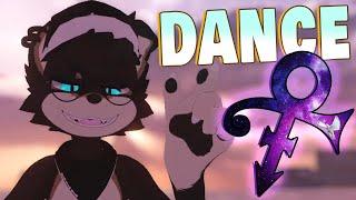 Fullbody & Face Tracking | Dancing to Prince | VRChat Furries