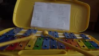 Металлофон детский Glockenspiel Paxphill 25 тонов. Paxphil Glockenspiel 25K.