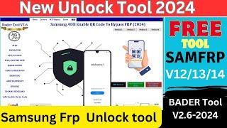 Bader Tool V2.6 | All Samsung Frp Unlock No *#0*# | MTP Mode All Frp Bypass 100% working