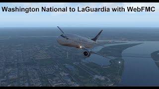 WebFMC - KDCA to KLGA in X-Plane11