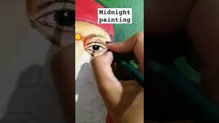 Acrylic portrait painting comissioned work midnight art - Jashan Art (Jazz studios)