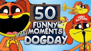 TOP 50 FUNNY MOMENTS with DOGDAY | Smiling Critters with Poppy Playtime | Animation | 순간순간! 포드보카