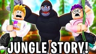 Can We Survive This SCARY JUNGLE STORY!? (ROBLOX JUNGLE STORY)