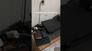 parte 1 / arrumando meu quartinho️ #fy #rotina #arrumandoacasa #limpeza #quarto #odivino #shorts