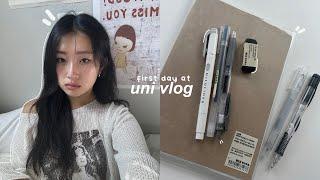 first day of UNI vlogthird-year student, in-person classes, GRWM, moving in