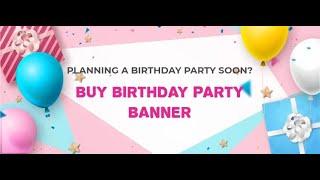 Buy Kids Birthday Party Banners Online | Party Supplies