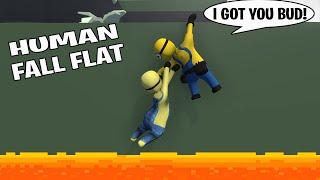 THE FLOOR IS LAVA WITH MINIONS in HUMAN FALL FLAT