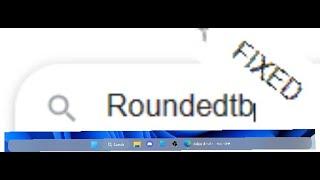 How to fix roundedTB not working in windows 11