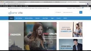 Free WordPress eCommerce Theme Storevilla - How to Set Static HomePage | WordPress Tutorial