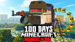 I Spent 100 Days in a CHERNOBYL Zombie Simulation in Hardcore Minecraft