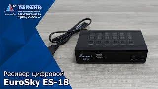 Ресивер цифровой  EuroSky ES 18.  Надежно работает!