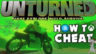 UNTURNED PS4 XB1 SERVER SETTINGs EXPLAINED! Plus How To Cheat Spawn Items In!