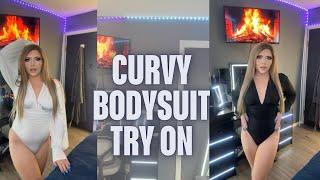 Curvy Body | White & Black SHEIN BodySuit Try On - CarharttBabe Try On