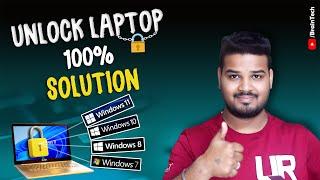 How to Unlock & RESET Laptop without Password |  100% SOLUTION ‍