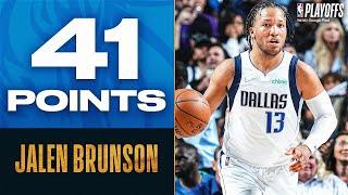 Jalen Brunson Playoff Career-High Fuels Mavs Game 2 Victory!