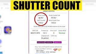 How to Check Shutter Count for Canon (Working Method for All Cameras)