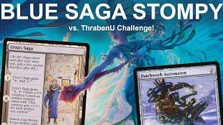 CHANGING THE RULES! Legacy Blue "Moon" Saga Stompy challenge vs. ThrabenU. MTG