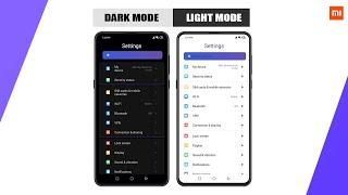 MIUI 11 - Dark Mode & Light Mode Supported New MIUI Theme For All Mi & Redmi Phones