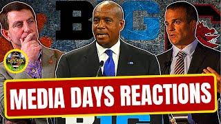 Media Days Rapid Reaction | Big Ten + Dabo + More (Late Kick Cut)