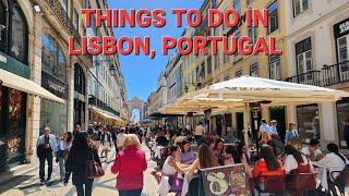 What to Do & Places to Eat in Lisbon - Exploring the Baixa & Chiado Neighbourhoods!