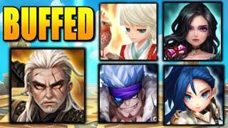 MEGA Showcase With Buffed Units! Are They Amazing Now? | Summoners War