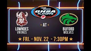 Lowndes at Buford | 2024 GHSA Playoffs Round 2