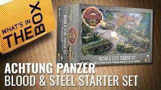 Unboxing: Achtung Panzer! - Blood & Steel Starter Set | Warlord Games