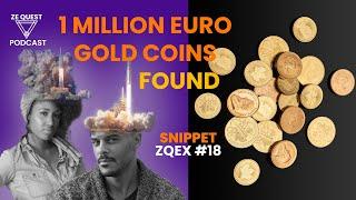 Over 1 Million Euro Gold Coin Found In Old Mansion Walls | ZQEX#18 Snippet